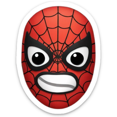 baby spiderman mask sticker