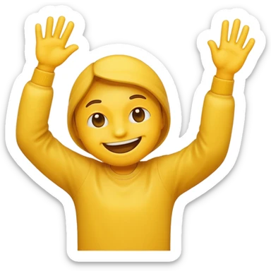 dabbing emoji  sticker