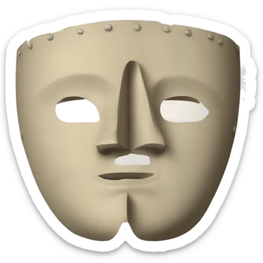 baudoin IV with mask sticker