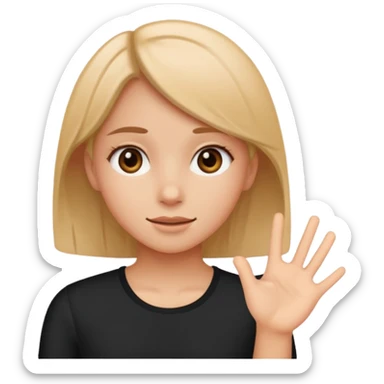 meme with girl saying hey awkwardly sticker