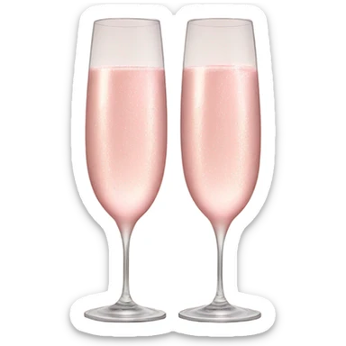 Pink champagne  sticker