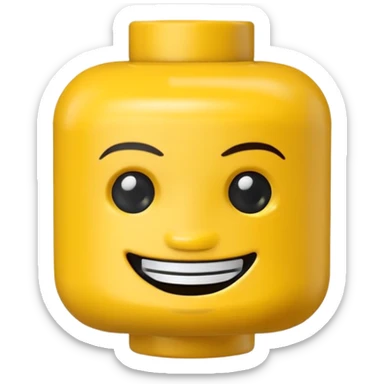 Lego Head sticker