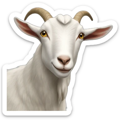 the real goat sticker