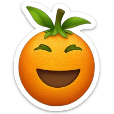 naranja sticker