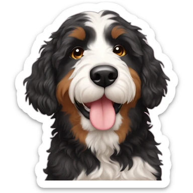 bernedoodle sticker