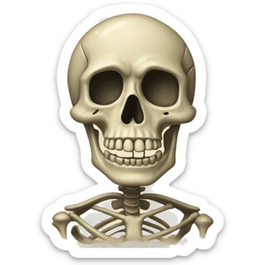 Skeleton 1940 sticker