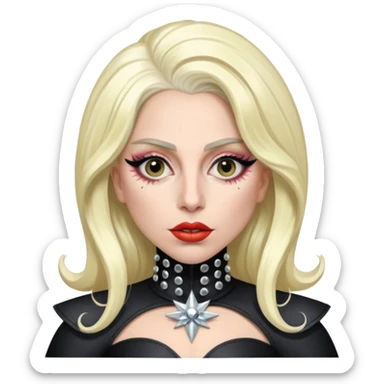 Lady Gaga during the Born This Way era sticker