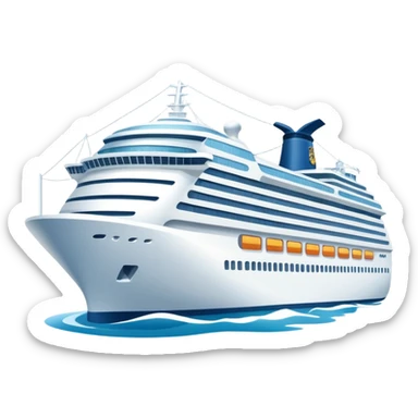 Cruise ship sticker