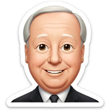 Alfred hitchcock  sticker