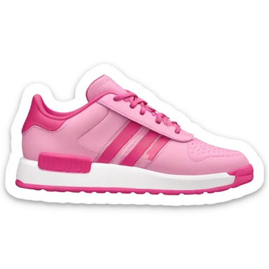 Adidas sneaker rosa sticker