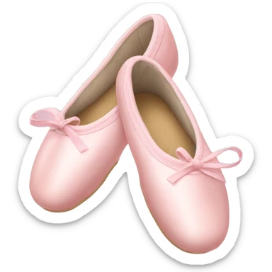 Pale pink ballet shoes sticker
