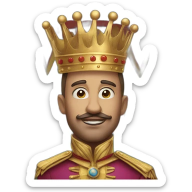 king of the circus sticker