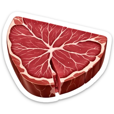 slice of raw beef liver, no text sticker