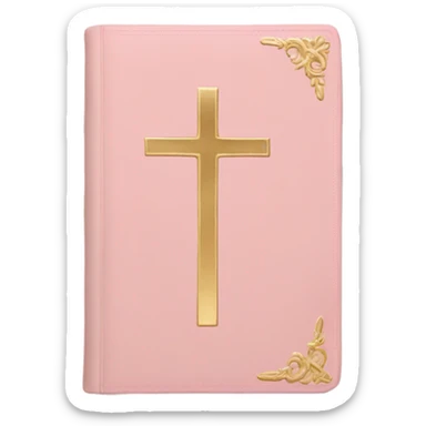 Pastel pink Bible  sticker