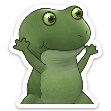 Frog dancing  sticker
