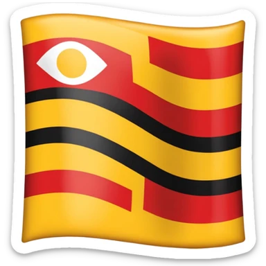Aboriginal  flag sticker