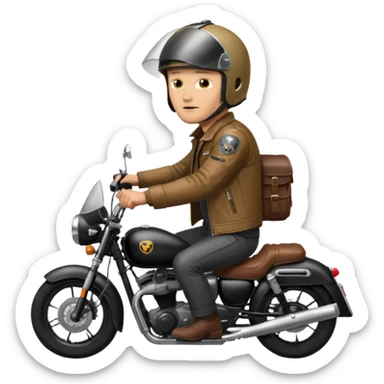 alexander skarsgard on a motorbike sticker