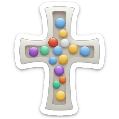 pharmacy cross sticker