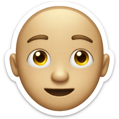 face with squinty eyes sticker