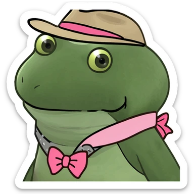 cowboy boot with pink bow sticker