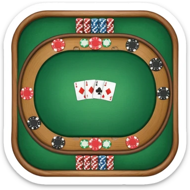 Poker Table: Standard Green Oval Table



 sticker