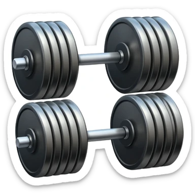 weights gym sticker