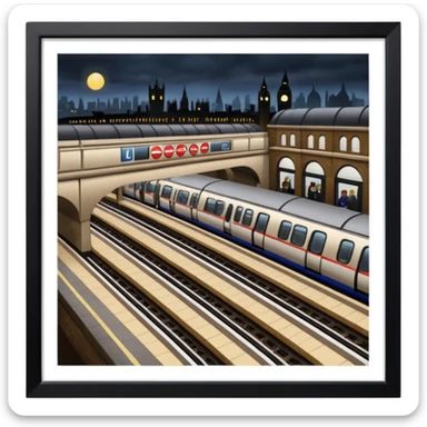 London underground sticker