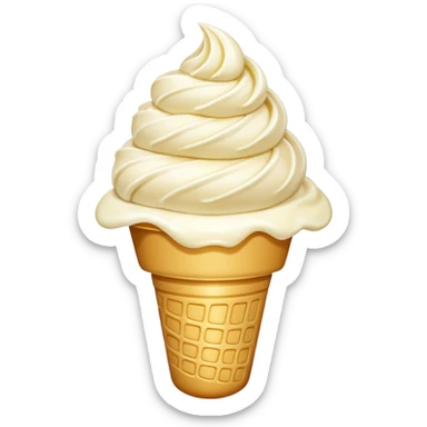 vanilla gelato sticker