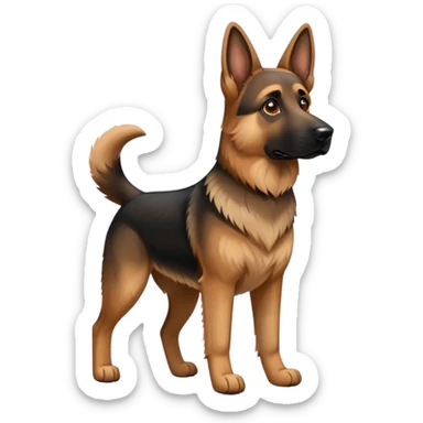 German Shepard sticker