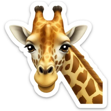 giraffe sticker