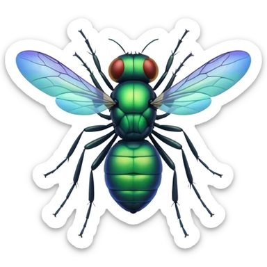 fly flying sticker