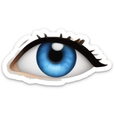 Realistic victoria secret model blonde blue eyes  sticker