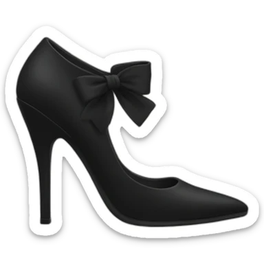 Black heels sticker