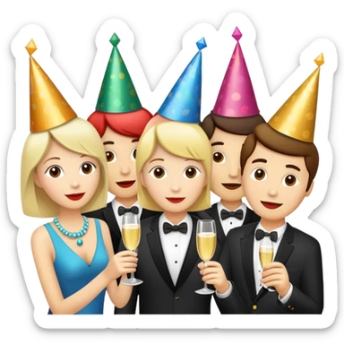 Demain c est la fête sticker