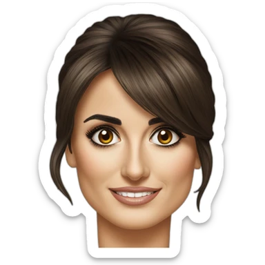 Penelope cruz emoji sticker