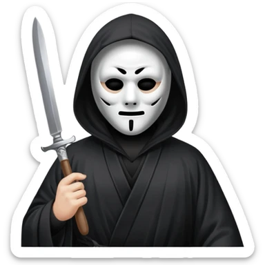 Ghostface from scream  sticker