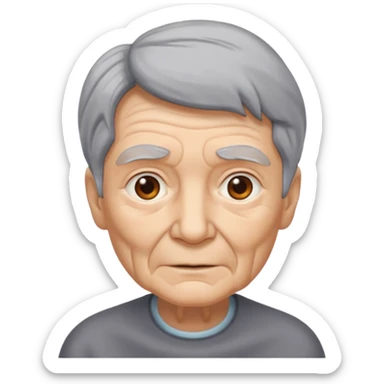 Iron elderly sticker