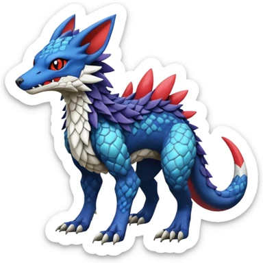  exotic Fakémon-Pokémon-Trico-Protogen-Primagen-Sergal-Nargacuga-Vernid-creature sticker