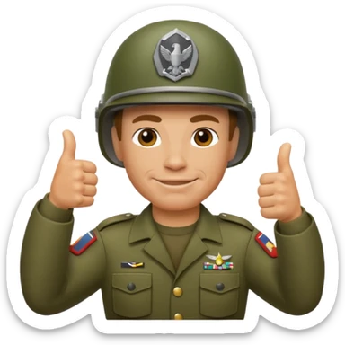 Create me emojis for commando, with helmet on head and theme from that move, including arnold. For example commando thumbs up sticker