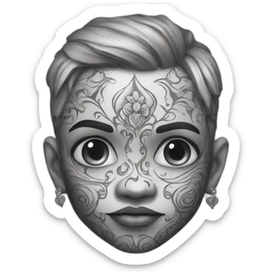 Dessin tatouage sticker