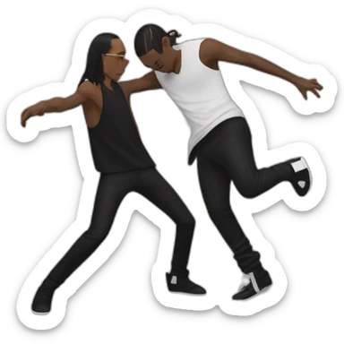 Rick owens dancing with luis flores sticker