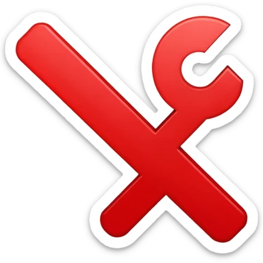 red minus symbol sticker