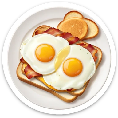 Breakfast sticker