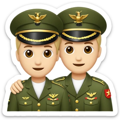 militar greeting sticker
