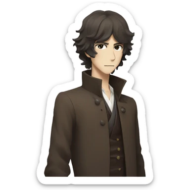 Dazai from anime stray dogs sticker
