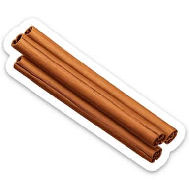 Cinamon Stick, ultra realistic, 4K, ios emoji  sticker