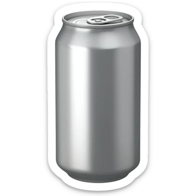 A cola can without any branding, Just a can sticker