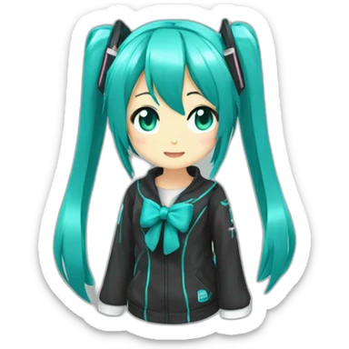 Miku hatsune sticker