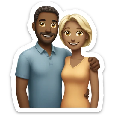 Me and my boyfriend  sticker