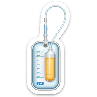 IV bag medication sticker